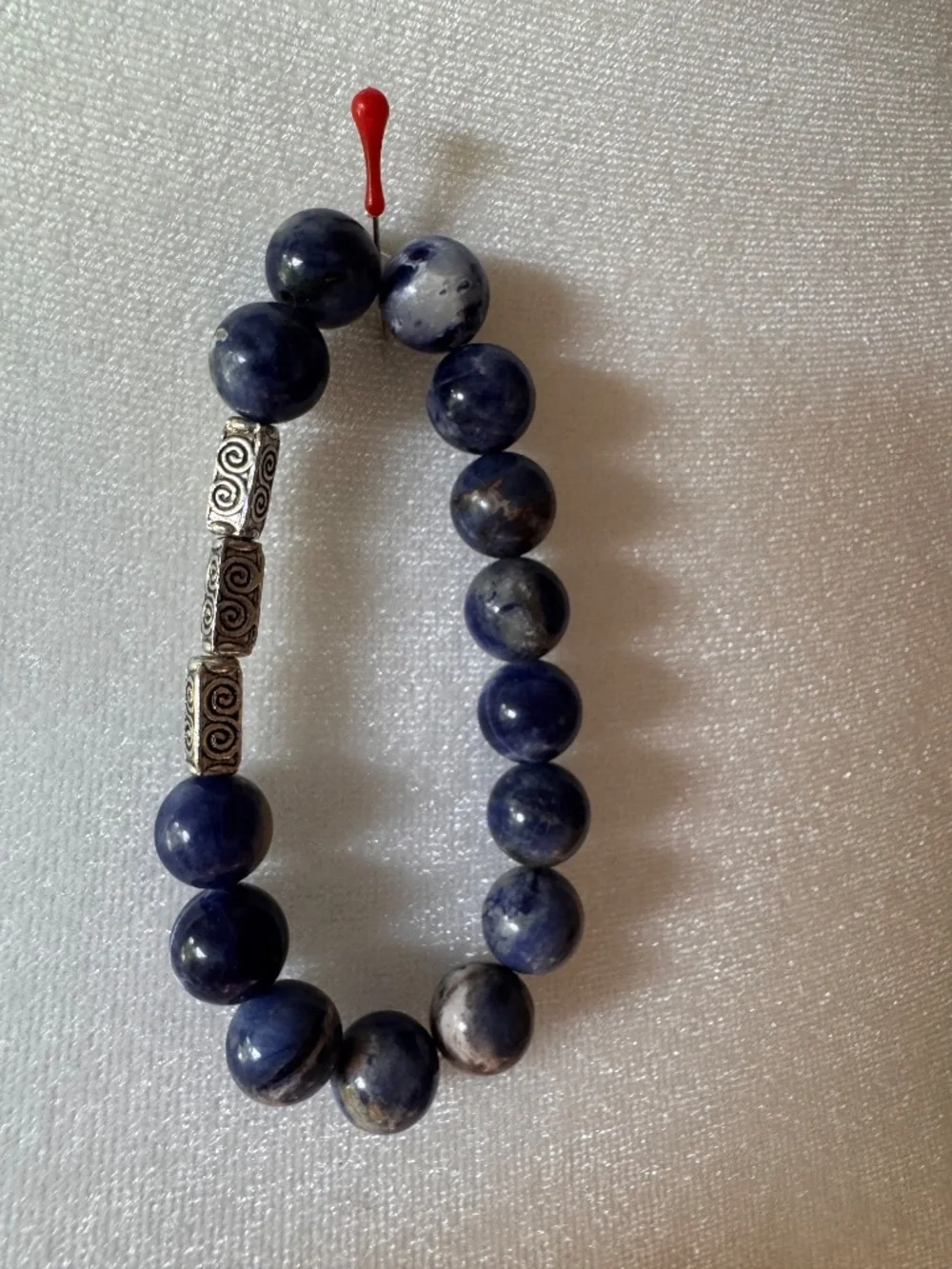 Handmade Beaded Stretch Bracelets Lot of 4 Gemstone & Glass $5 Each